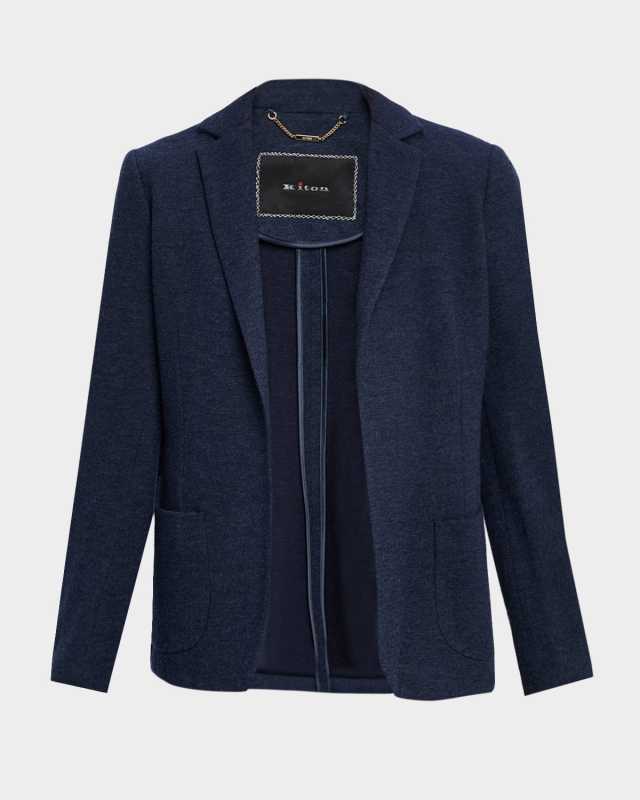 Cashmere Open-Front Jacket